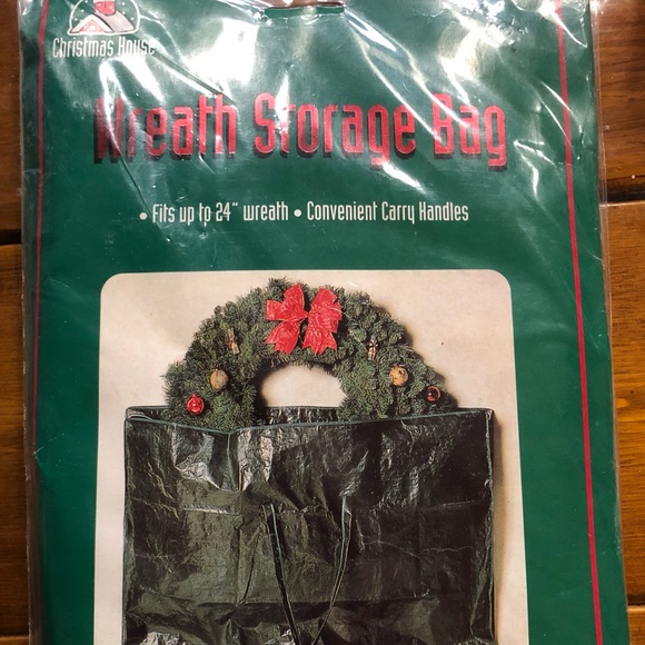 Plastic Wreath Storage Bag - Picture 1 of 2